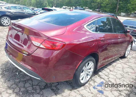 2015 Chrysler 200 Limited z USA, uszkodzony, nr VIN 1C3CCCAB9FN674850